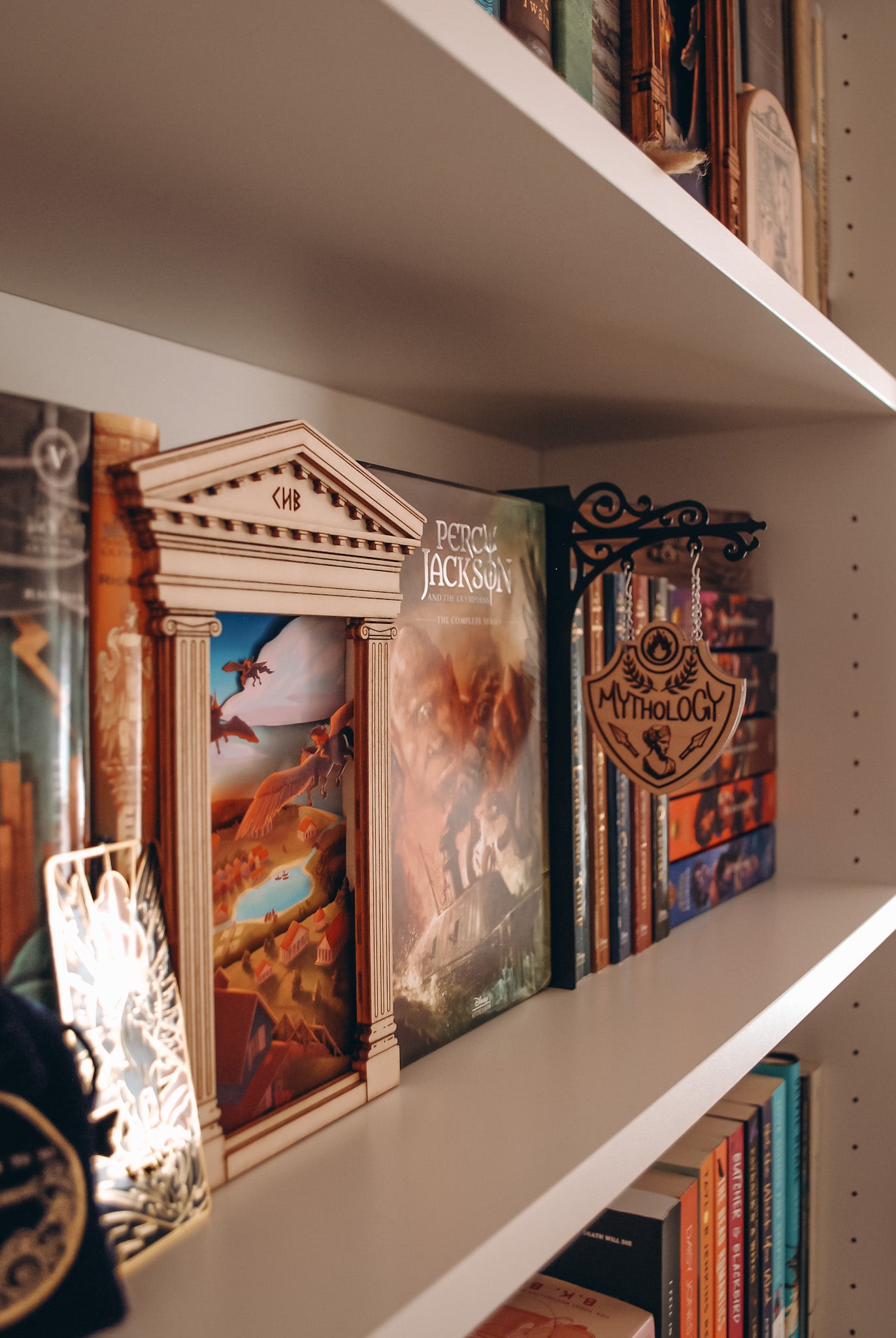 "Mythology" Bookshelf Tavern Sign