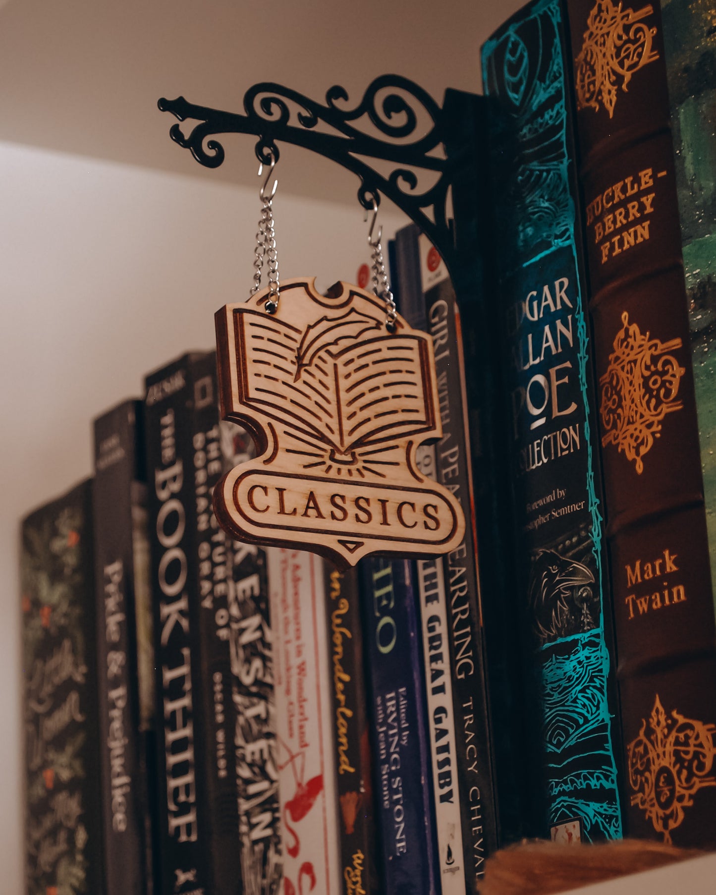 "Classics" Bookshelf Tavern Sign