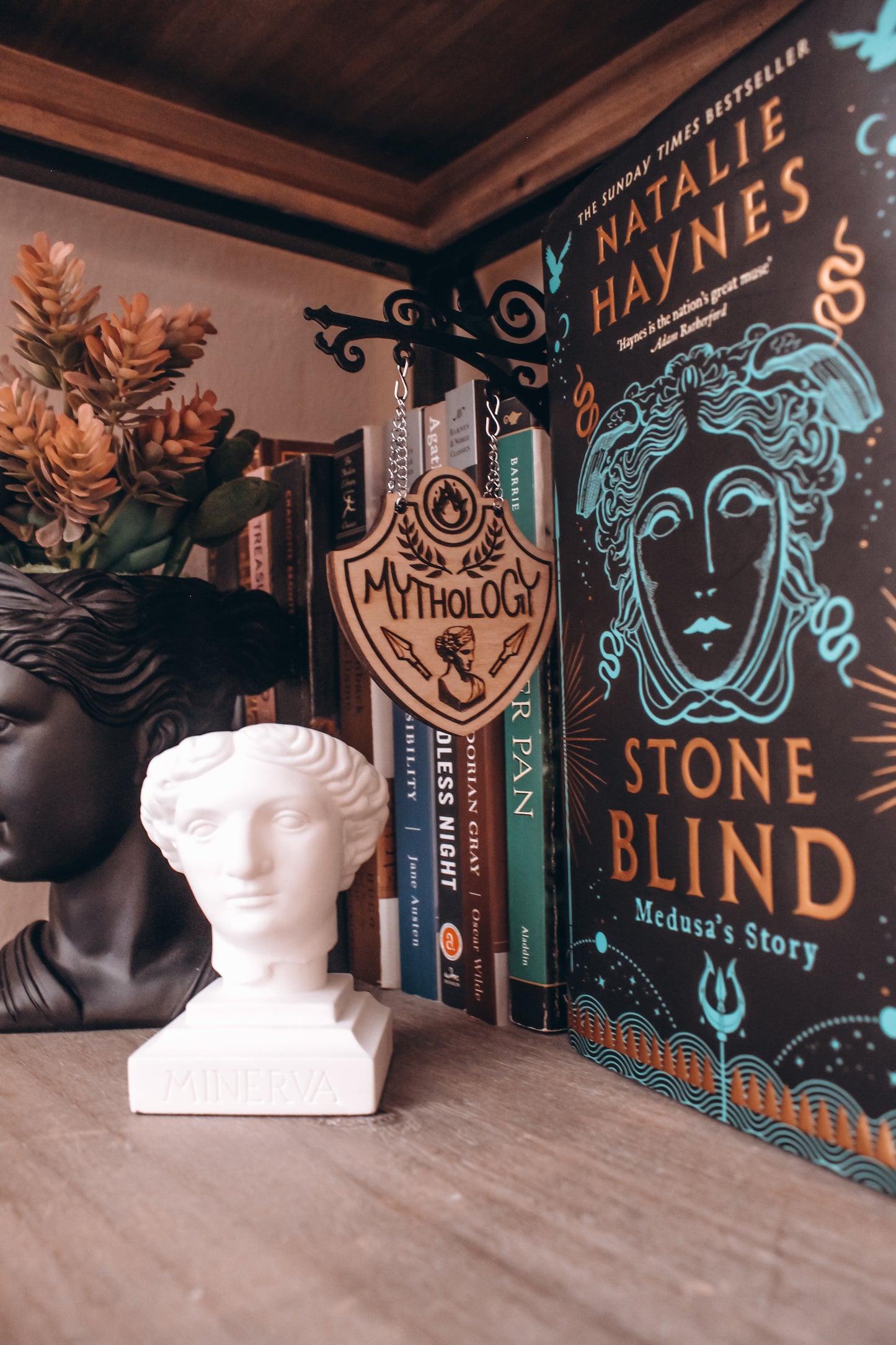 "Mythology" Bookshelf Tavern Sign