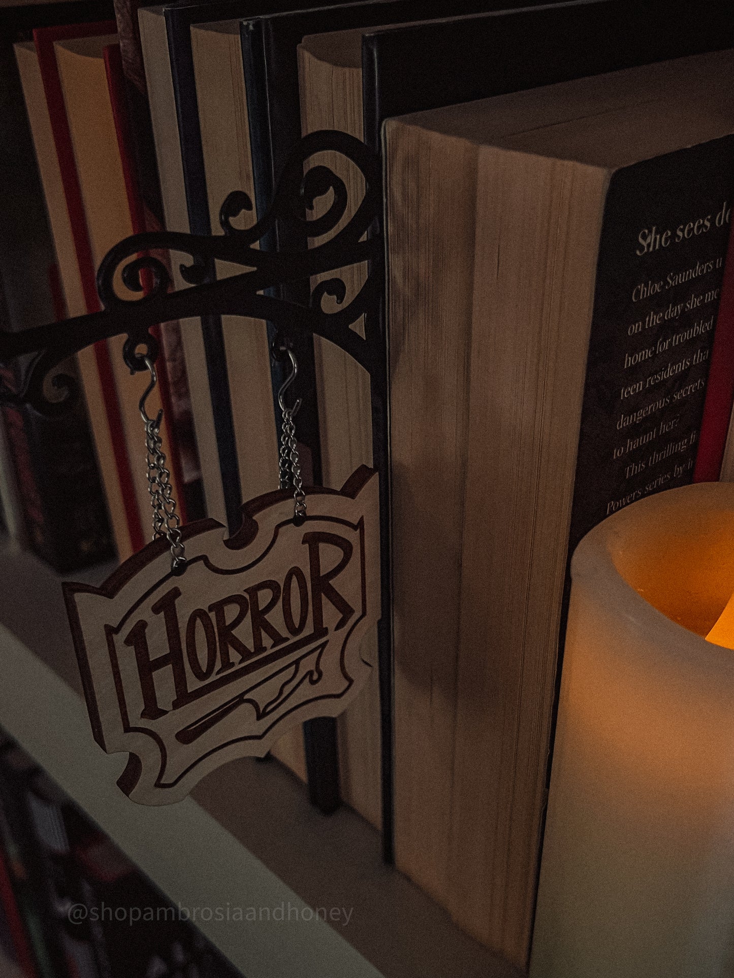 "Horror" Bookshelf Tavern Sign *PREORDER*