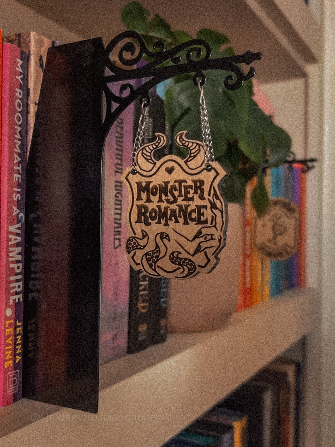 "Monster Romance" Bookshelf Tavern Sign *PREORDER*