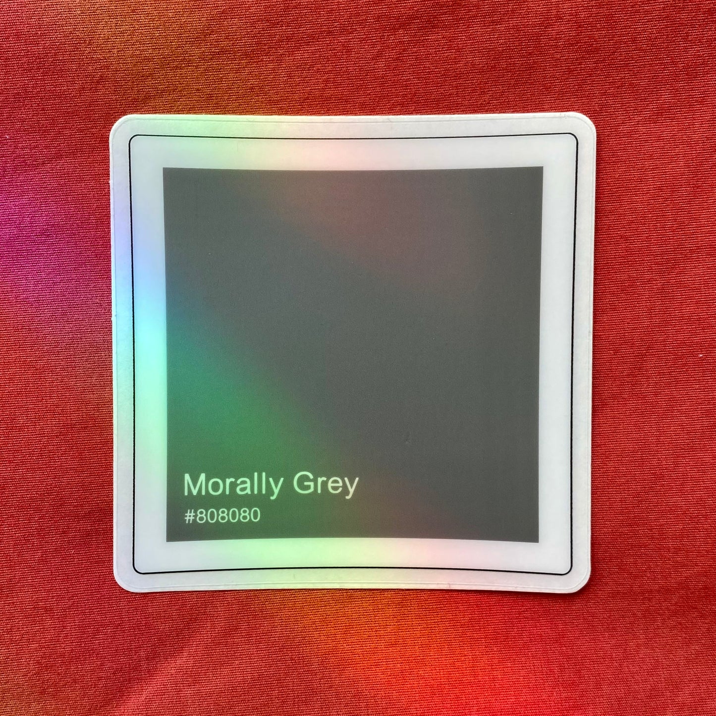 Morally Grey Sticker