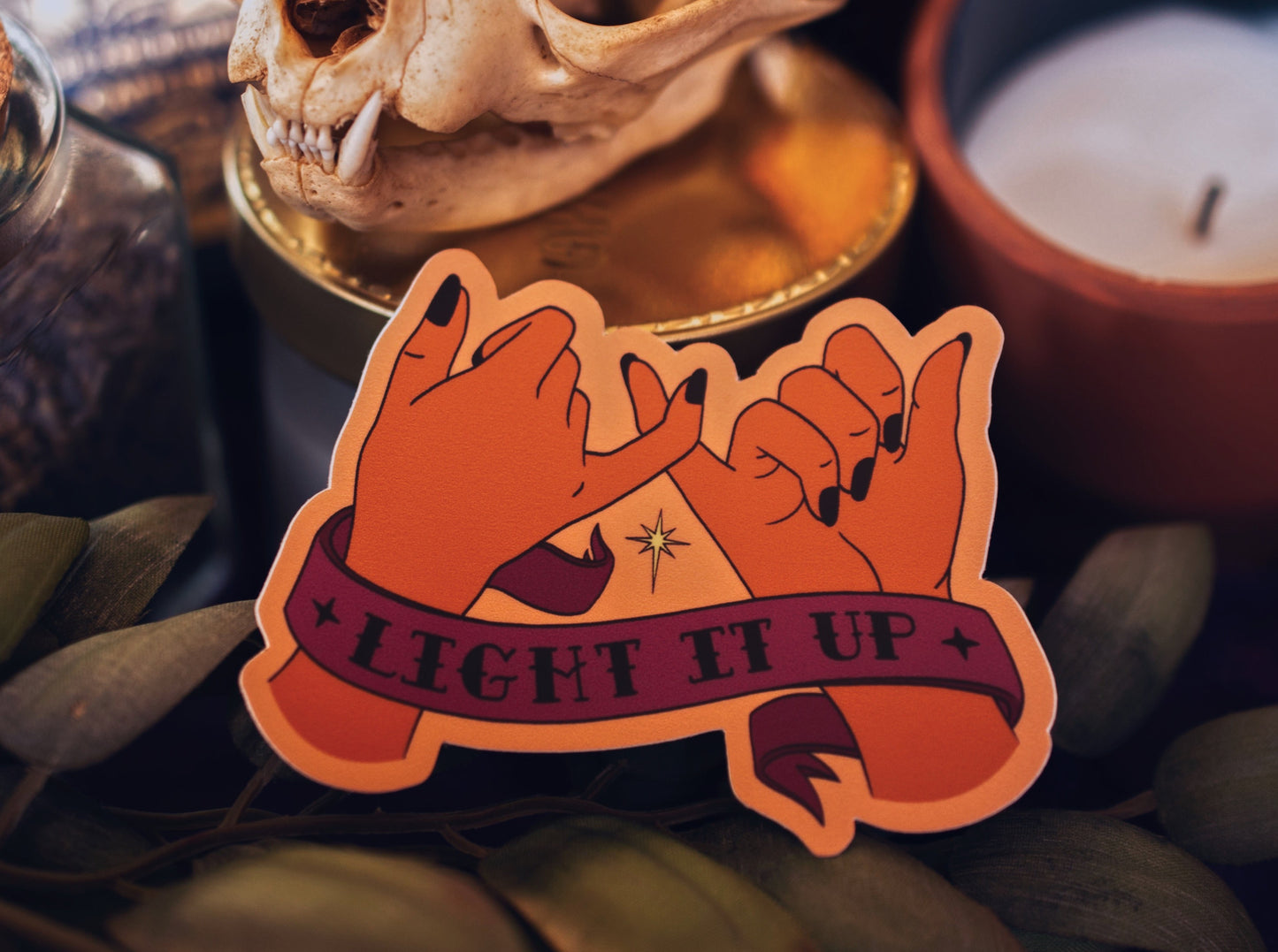 Light it Up Sticker