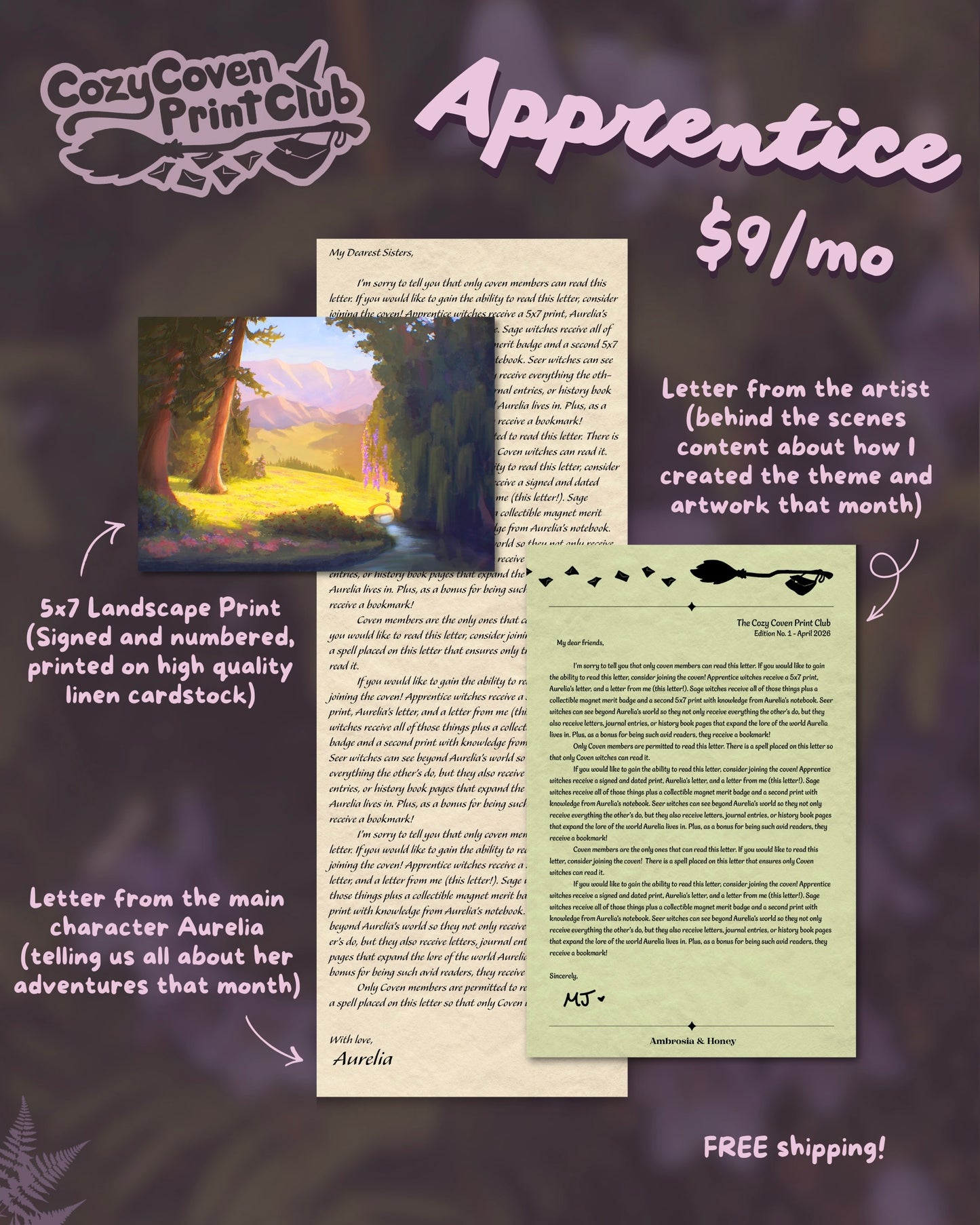 April Letter - Apprentice