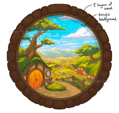 Halfling Home - Wall Decor *PREORDER*