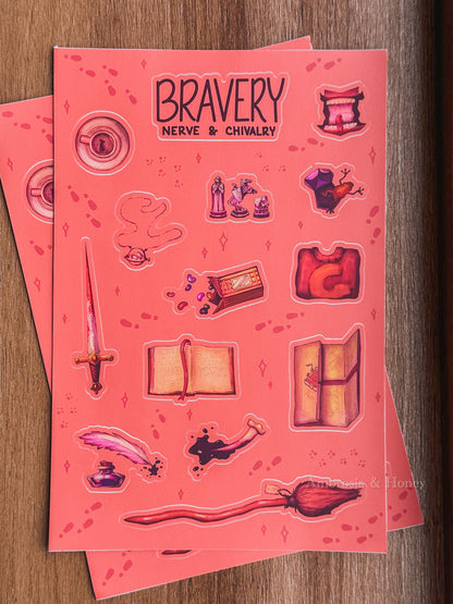 Bravery Sticker Sheet *Ready-To-Ship*