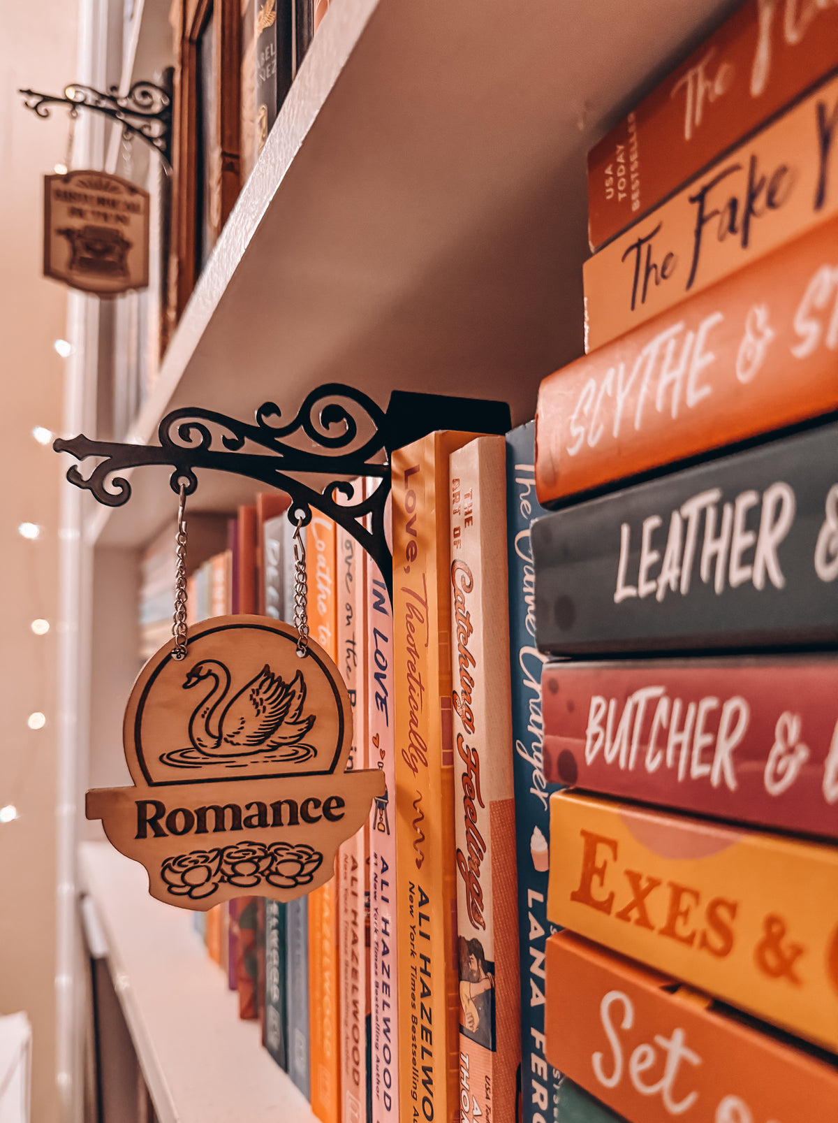 Romance Library Sign
