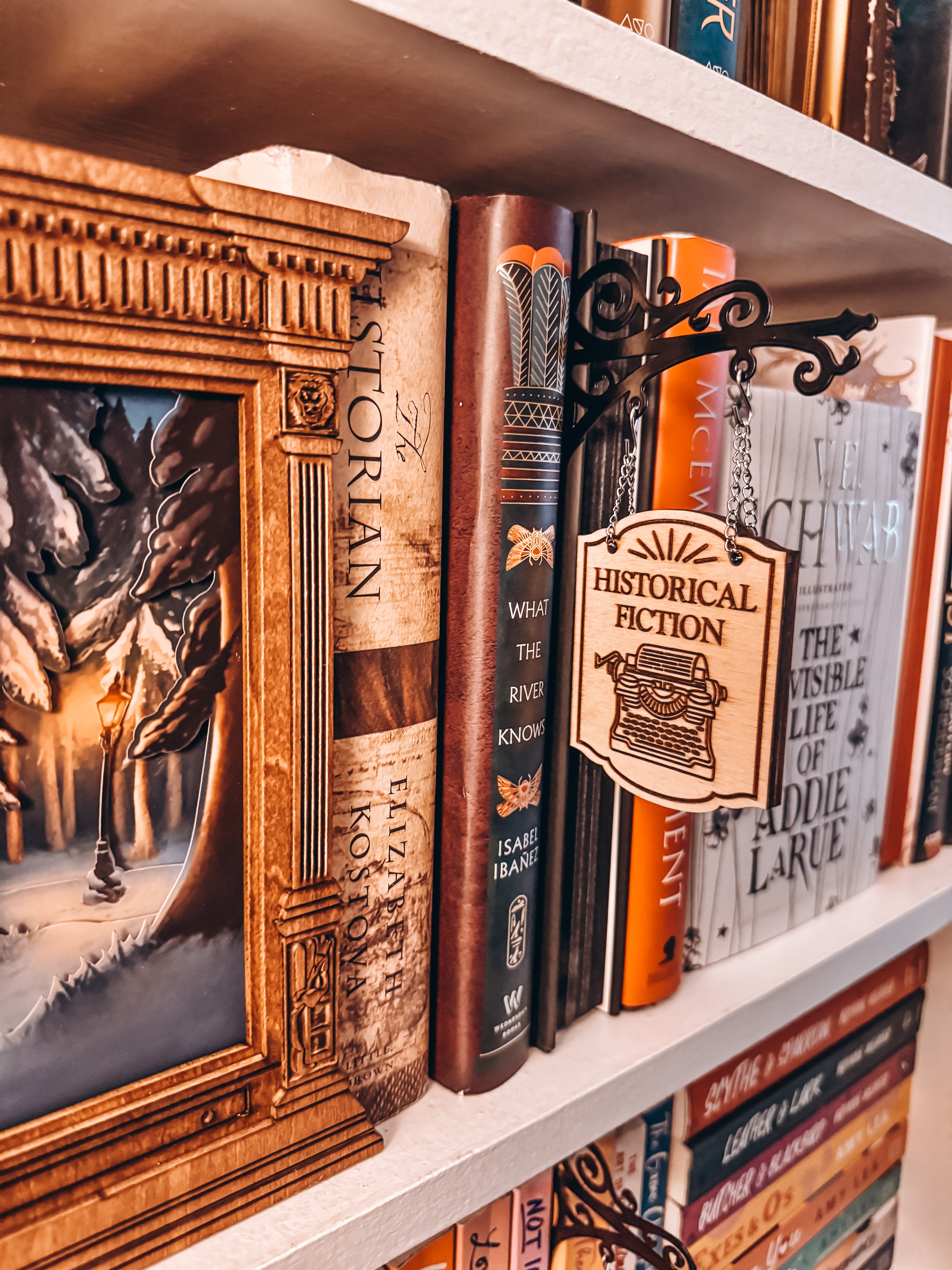 Fiction Collection Library Sign