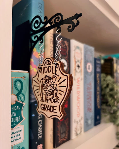 "Middle Grade" Bookshelf Tavern Sign