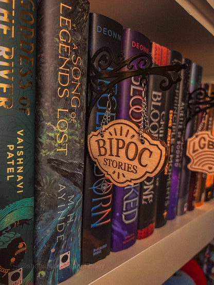 "BIPOC Stories" Bookshelf Tavern Sign *PREORDER*