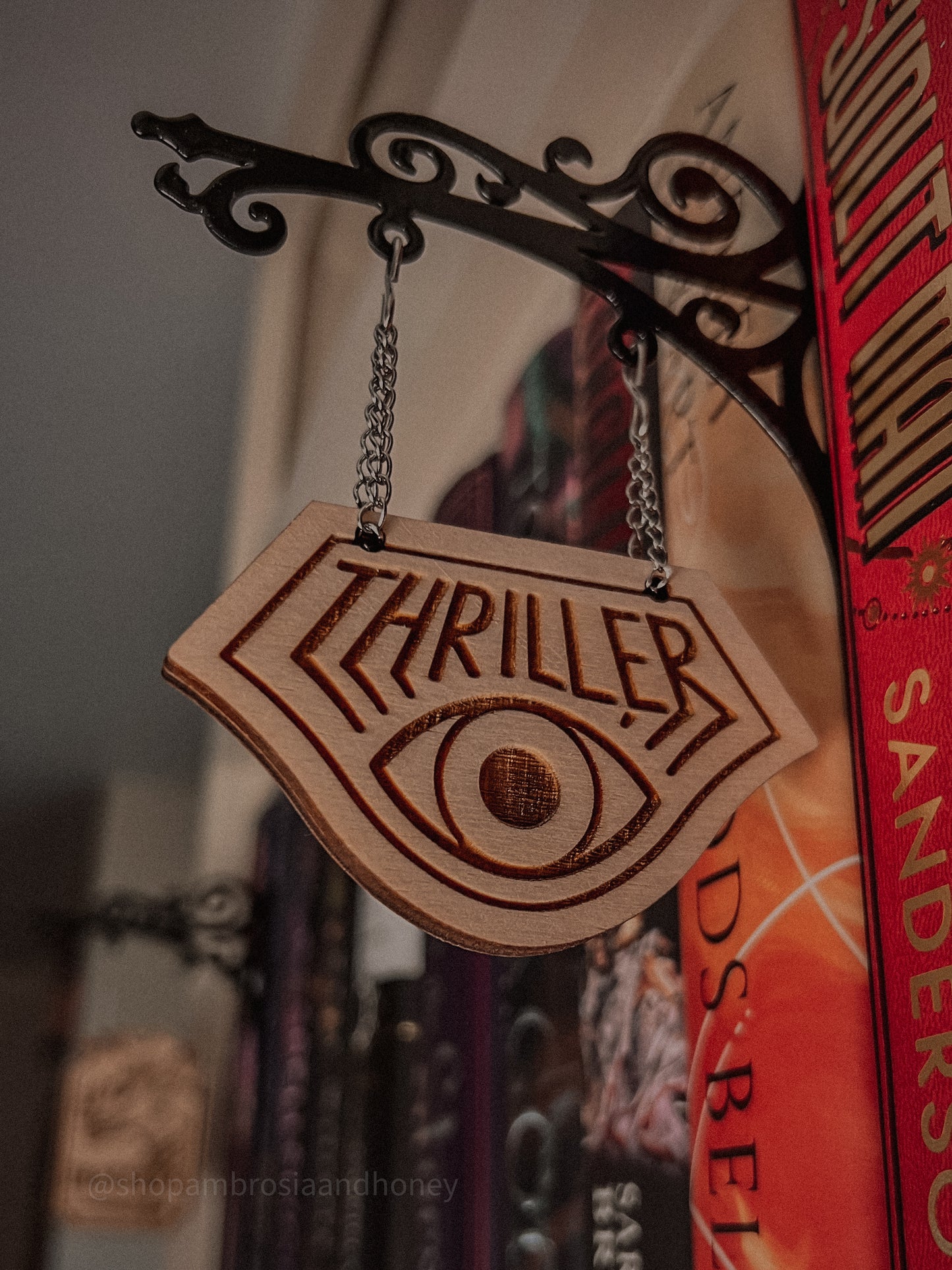 "Thriller" Bookshelf Tavern Sign *PREORDER*