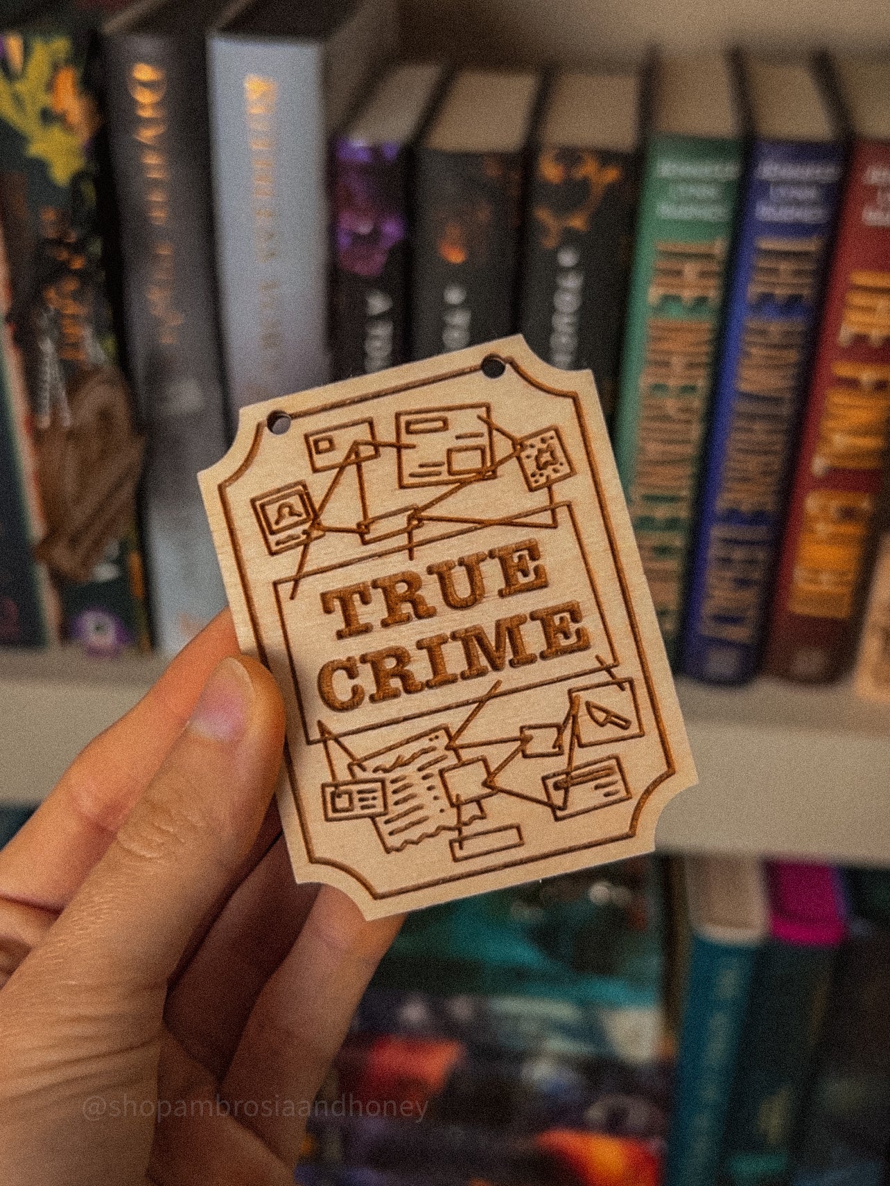 "True Crime" Bookshelf Tavern Sign *PREORDER*