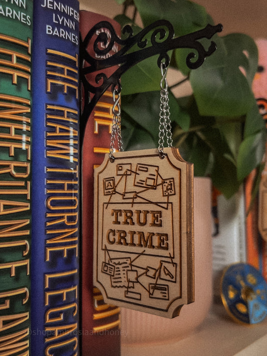 "True Crime" Bookshelf Tavern Sign *PREORDER*