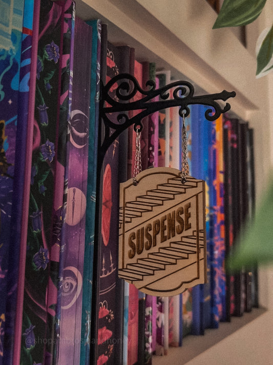 "Suspense" Bookshelf Tavern Sign *PREORDER*