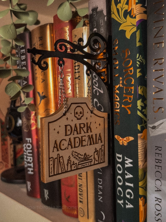 "Dark Academia" Bookshelf Tavern Sign *PREORDER*