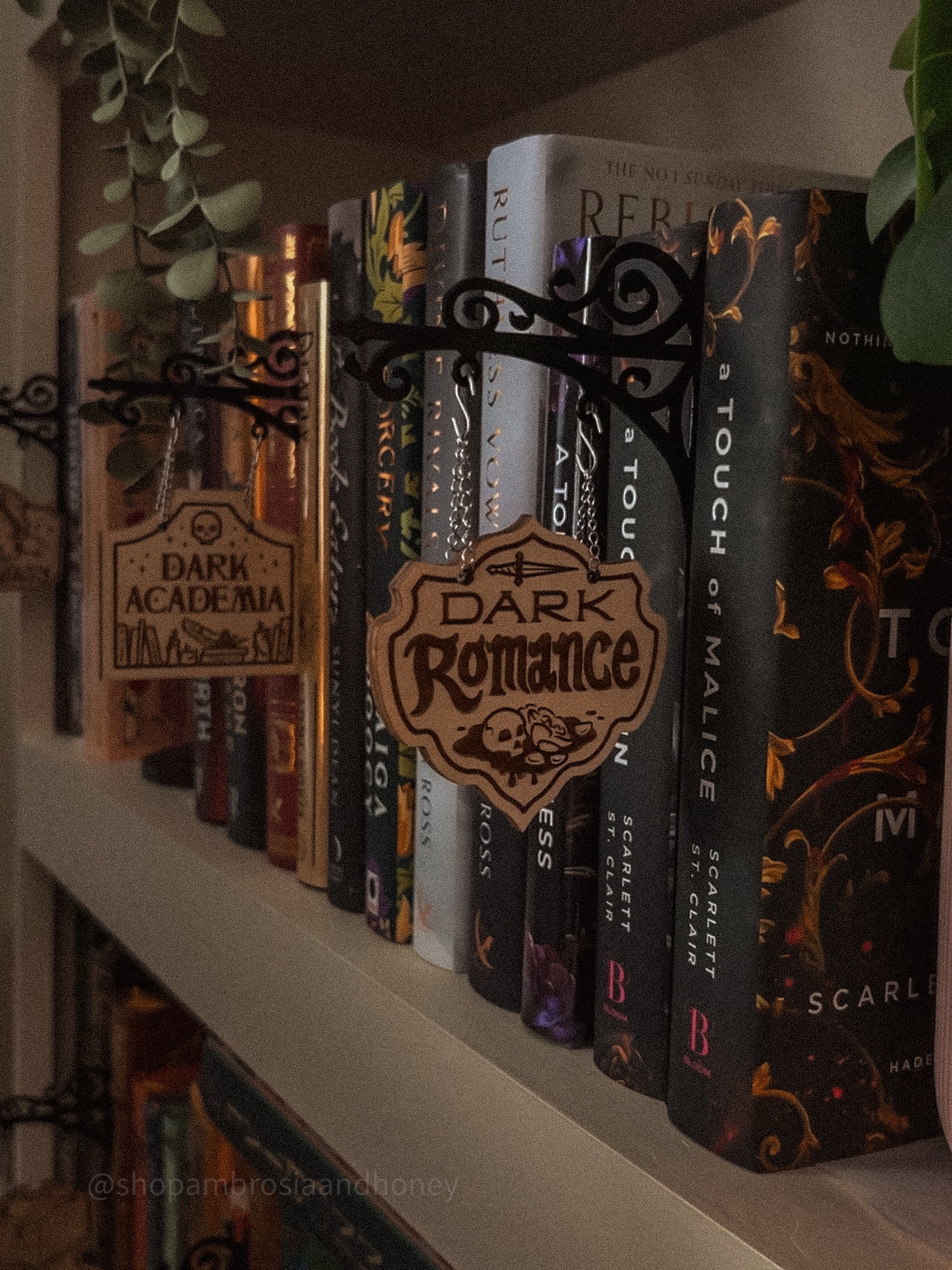 "Dark Romance" Bookshelf Tavern Sign *PREORDER*