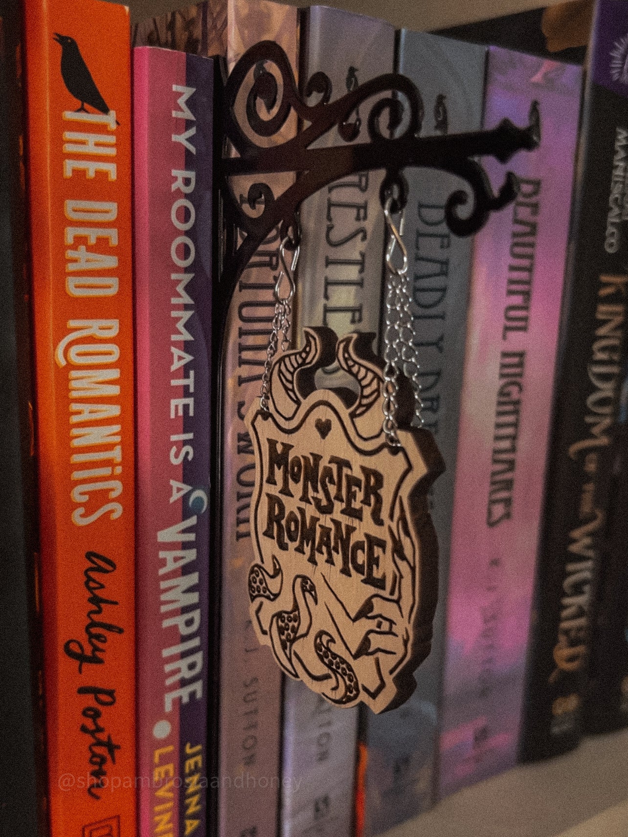 "Monster Romance" Bookshelf Tavern Sign *PREORDER*