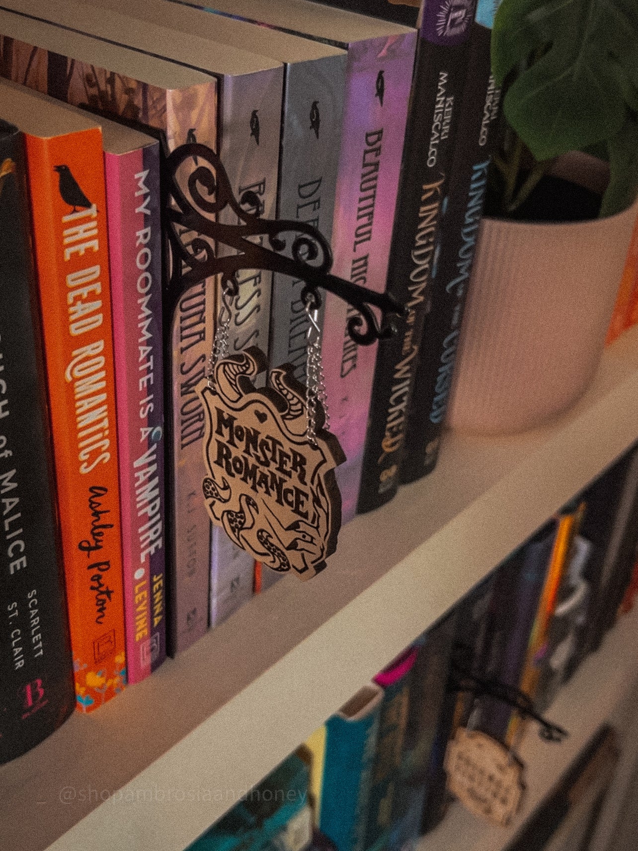 "Monster Romance" Bookshelf Tavern Sign *PREORDER*