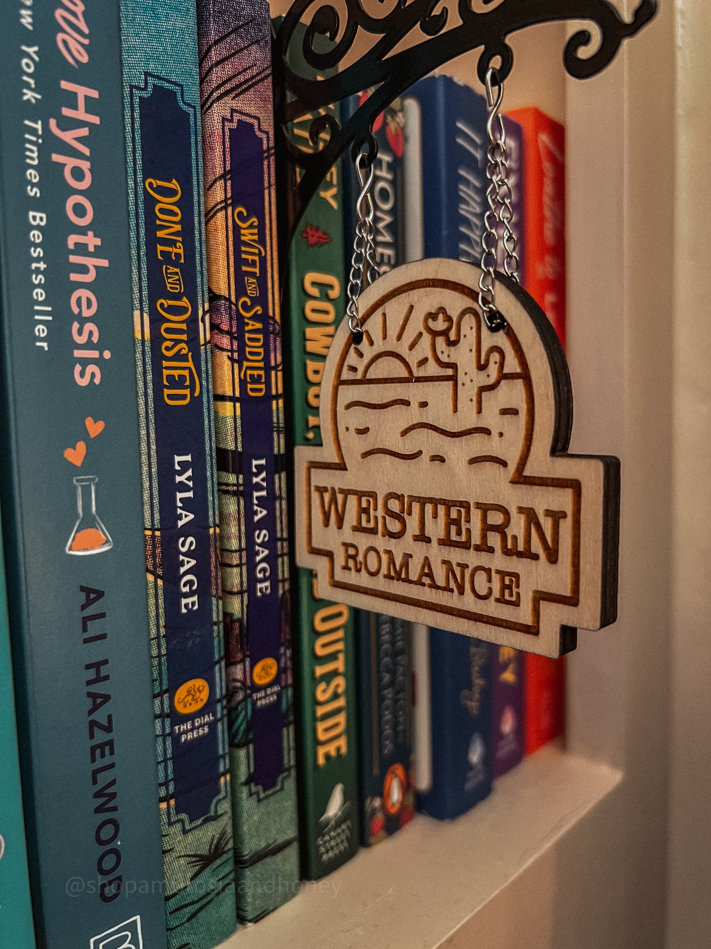 "Western Romance" Bookshelf Tavern Sign *PREORDER*