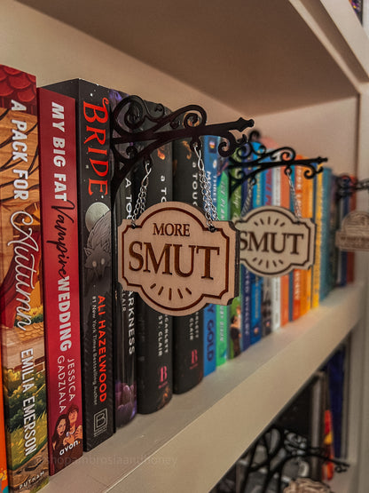 "More Smut" Bookshelf Tavern Sign *PREORDER*