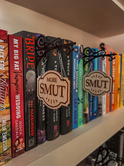 "More Smut" Bookshelf Tavern Sign *PREORDER*