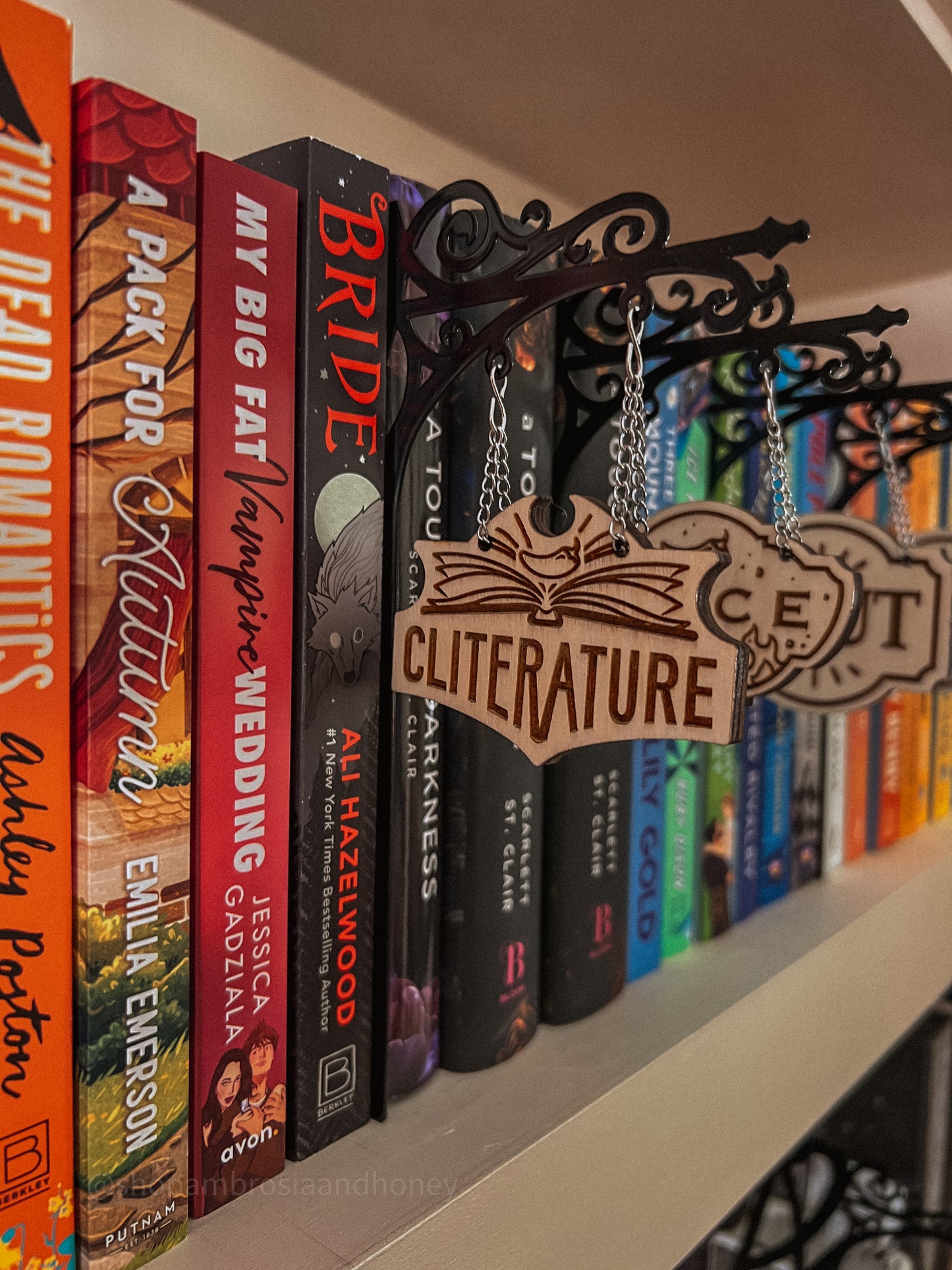 "Cliterature" Bookshelf Tavern Sign *PREORDER*