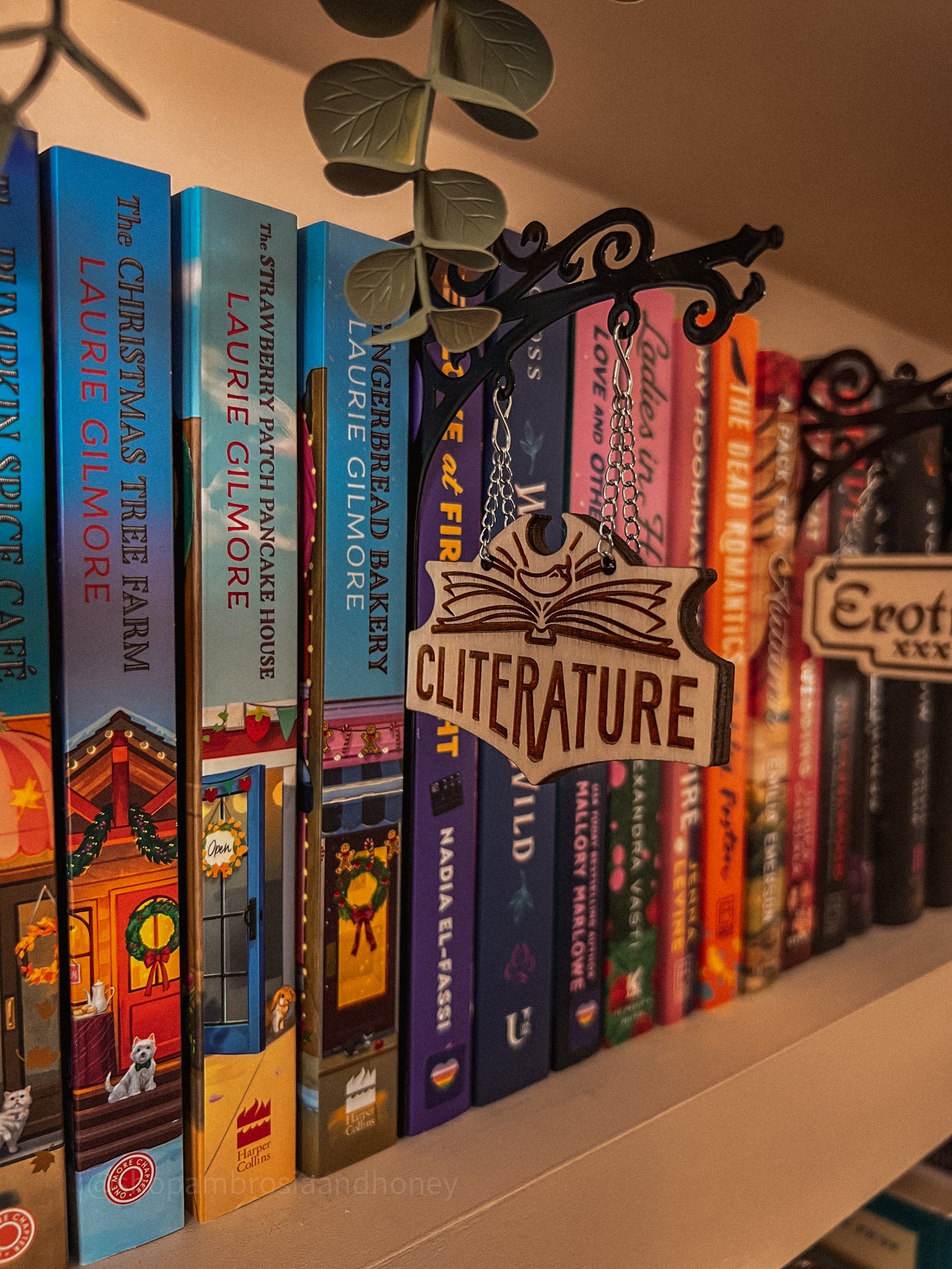 "Cliterature" Bookshelf Tavern Sign *PREORDER*