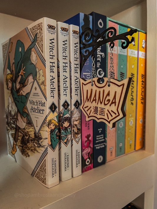 "Manga" Bookshelf Tavern Sign *PREORDER*