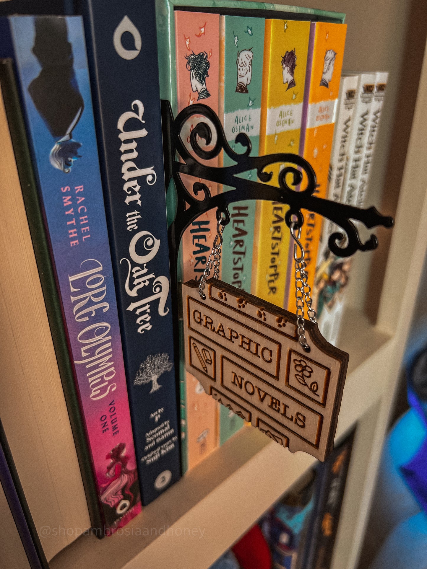 "Graphic Novels" Bookshelf Tavern Sign *PREORDER*