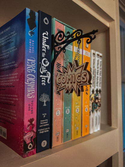 "Comics" Bookshelf Tavern Sign *PREORDER*