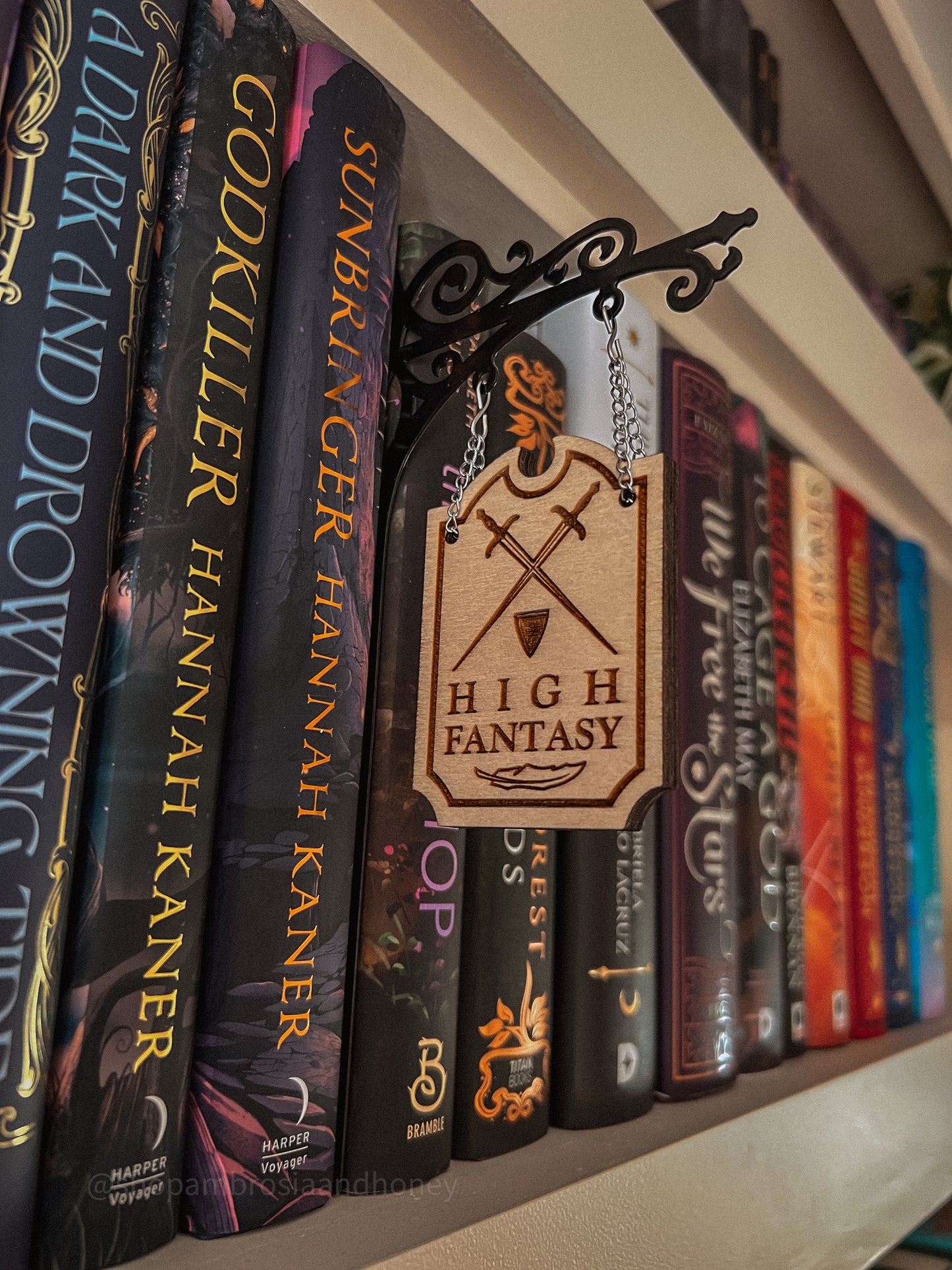 "High Fantasy" Bookshelf Tavern Sign *PREORDER*