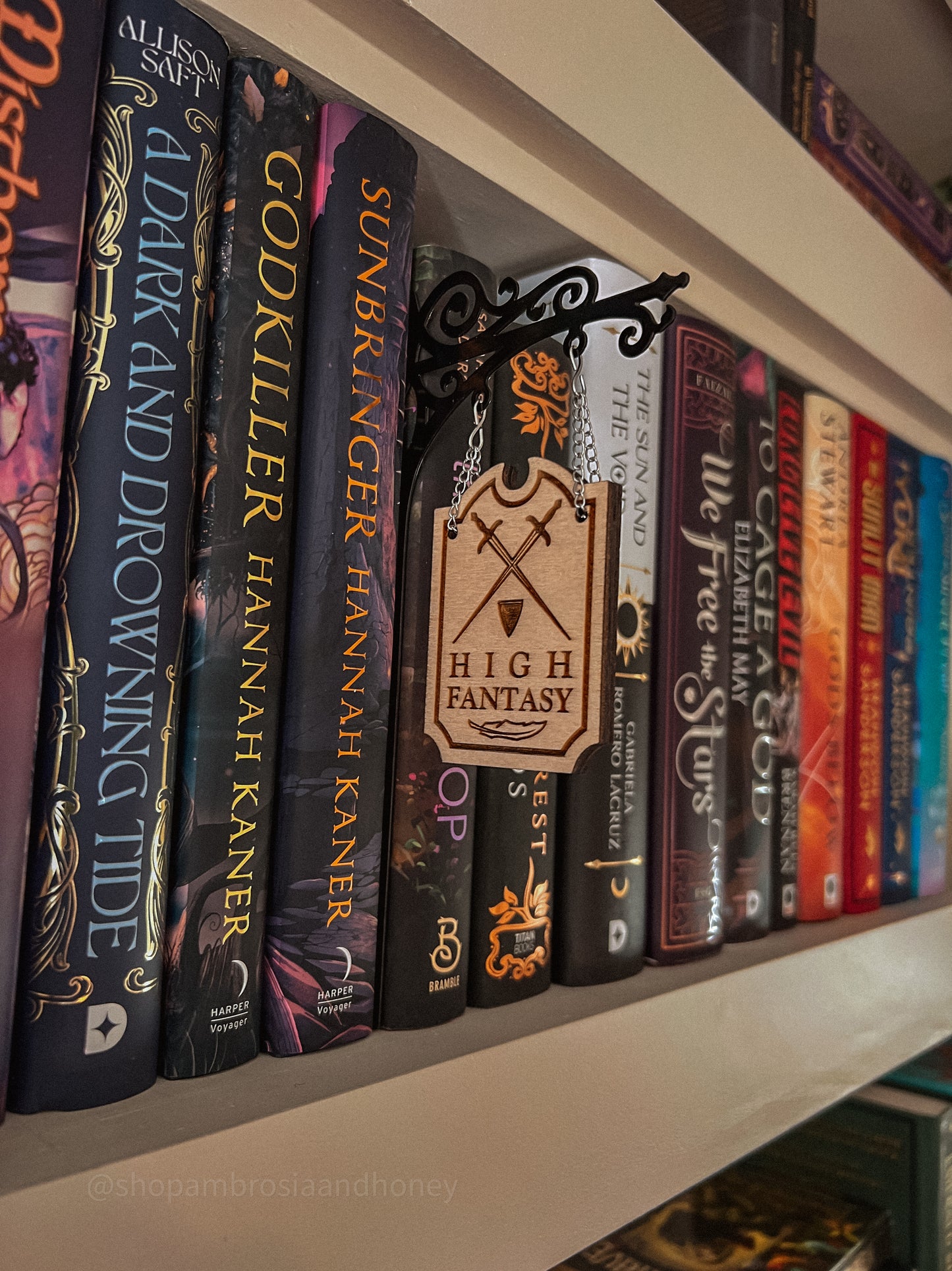 "High Fantasy" Bookshelf Tavern Sign *PREORDER*