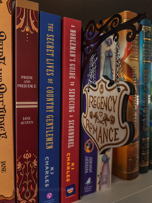 "Regency Romance" Bookshelf Tavern Sign *PREORDER*
