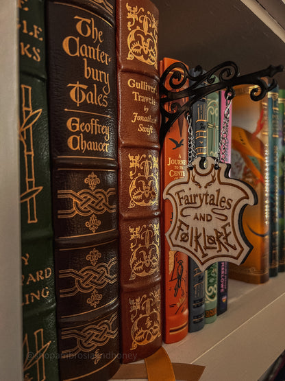 "Fairytales and Folklore" Bookshelf Tavern Sign *PREORDER*