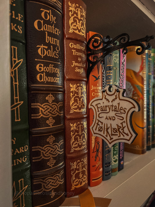 "Fairytales and Folklore" Bookshelf Tavern Sign *PREORDER*