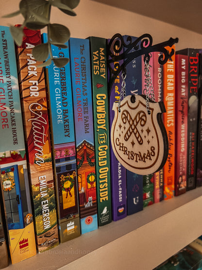"Christmas" Bookshelf Tavern Sign *PREORDER*