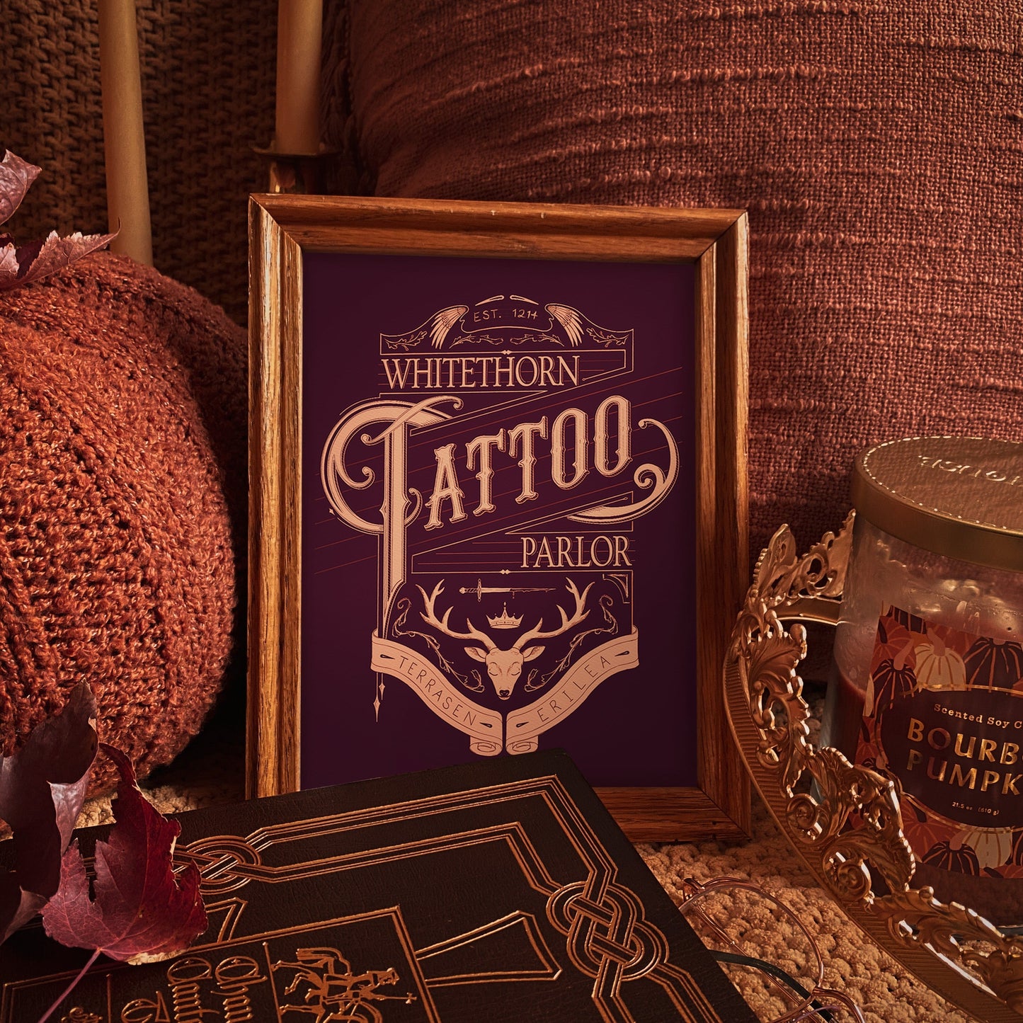 "Whitethorn Tattoo Shop" Print